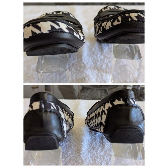 NWOT Flag LTD. Women's Morgan Nappa Grove houndstooth loafers  Sz 10M - Picture 2 of 8